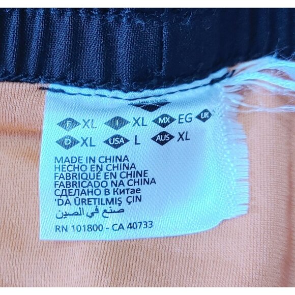 ARENA Men's Swimming Trunks Black size XL Elastic Drawstring Waist - Picture 4 of 4